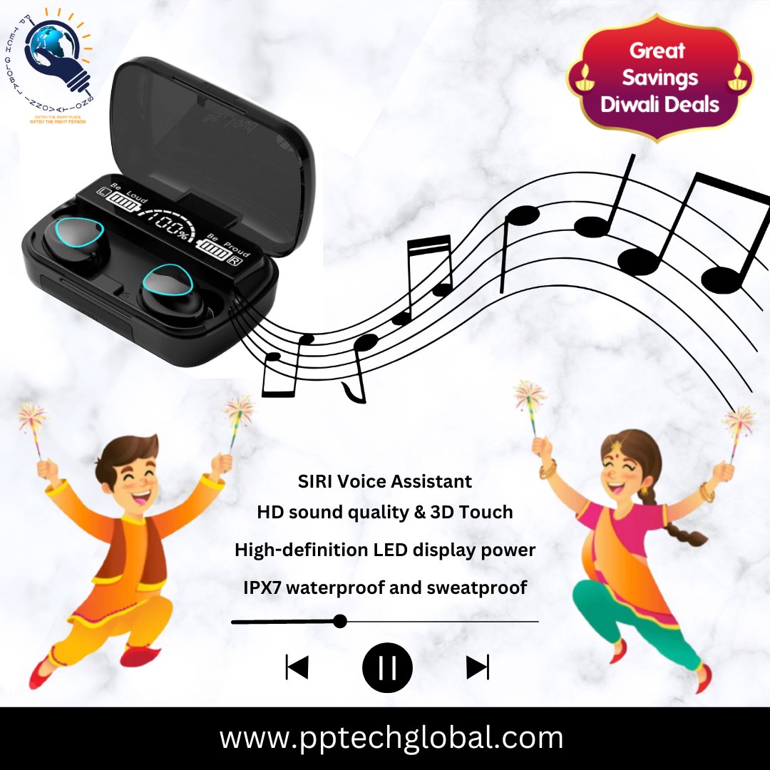 pptechglobal's tweet photo. IPX7 waterproof and sweatproof.
#Bluetooth #bluetoothspeaker #headphones #airpods #earpods #earphones #Diwali #diwalioffer #sale #bumperoffer #samsung #lenovo #Nokia #tabletpc #Innovation #technology #commercialtv #businesssolution #corporatesolution #Offers #deals #elctronics https://t.co/gChvypUFx5
