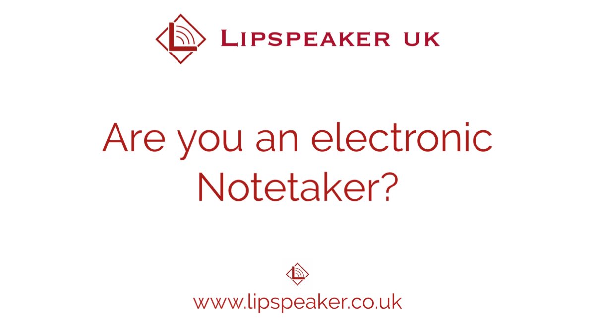 LipspeakerUK's tweet photo. We’re looking for an #ElectronicNotetaker for Thursday bookings starting 2nd February 2023 to work with a student in Bristol. If you are available and want more information, please contact our team at enquiries@lipspeaker.co.uk https://t.co/PNS9XOp2qw