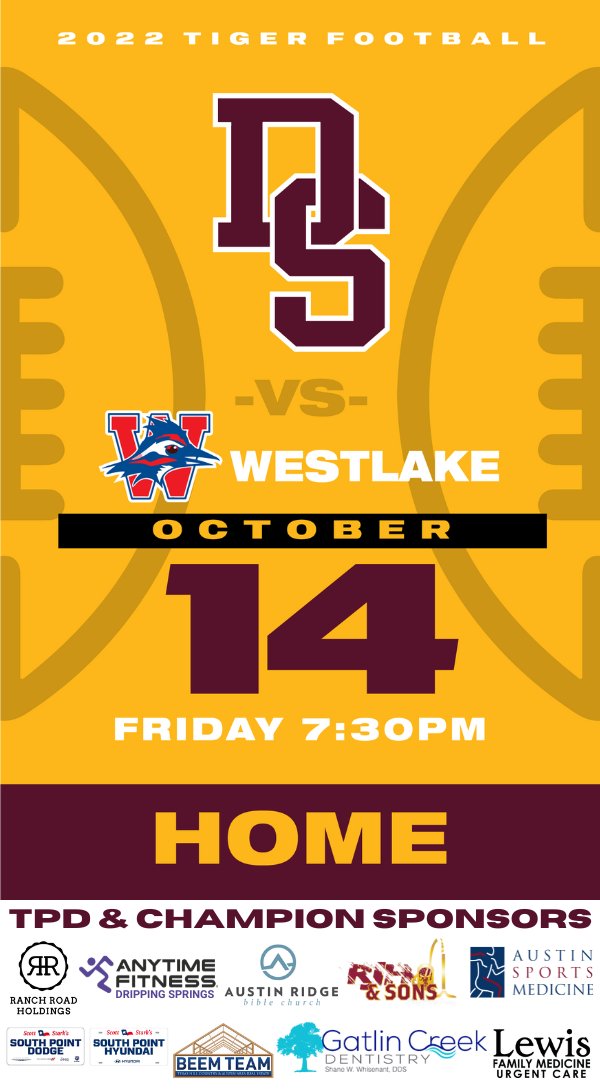 Dripping Springs HS Football tweet media