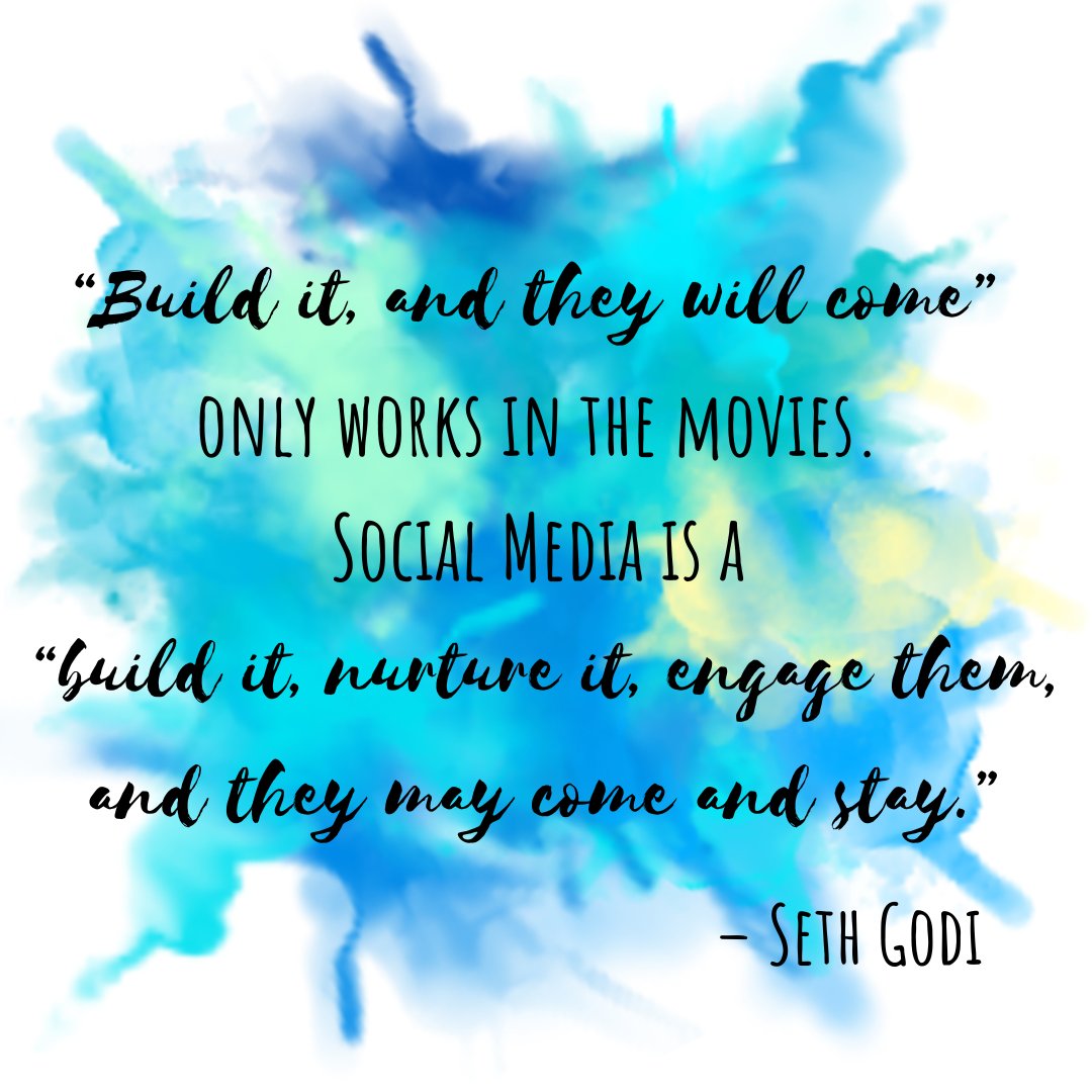 GetBlueCricket's tweet photo. This could not be more true!

The key to success on social media is working hard to make people interested and even harder to maintain their interest. 

That might sound intimidating to you, but it doesn't have to be. #TeamBlue is here to guide you to success!

Contact us today! https://t.co/dc8OgU73p9
