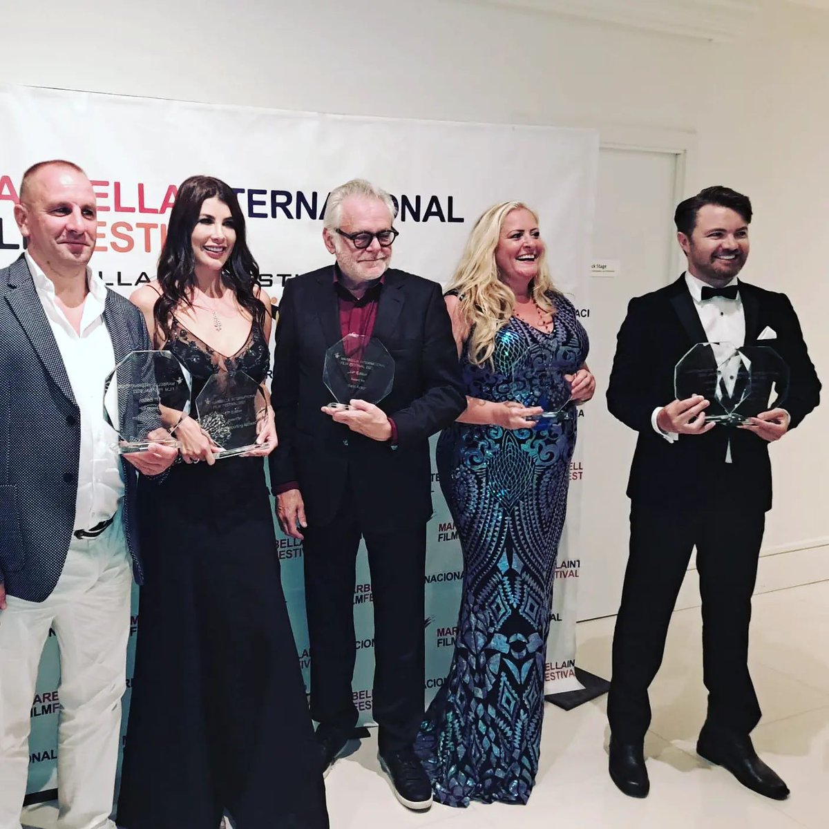 CazDigital1's tweet photo. 🥳 🥂 Congratulations to my amazing client @Nickyfar for winning Best Actress at the Marbella International Film Festival for her leading role in feature 'Not By The Book'.

#movie #film #actress #congratulations #award #talented #nicolefaraday https://t.co/YR14tMsuLq