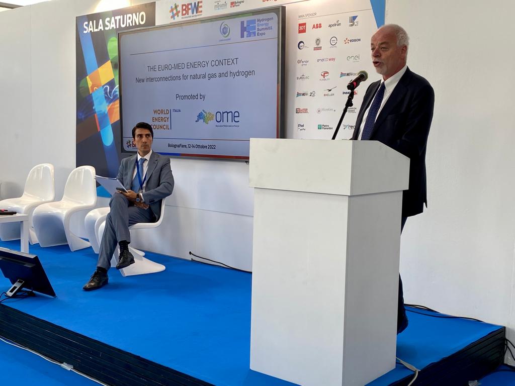#EuroMedEnergy at @HeseExpo @ConferenzaGNL

@lapopistelli, President @OMEorg opens our meeting today, with a reflection on the challenges of balancing #security #equity and #energy sustainability in the #Mediterranean region