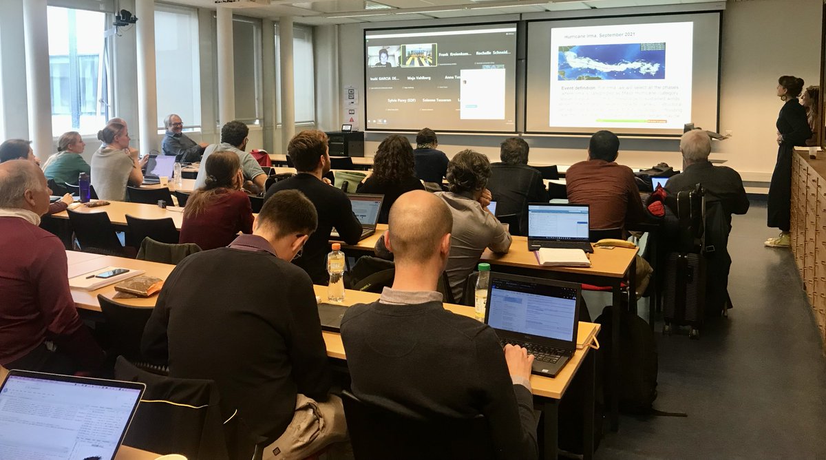 XaidaProject's tweet photo. The last day of the #xaida general assembly was dedicated to the Stakeholders - online or in-person - interested in our project to exchange about our case studies
👉See the 6 main #climateextreme events we are studying: https://t.co/JRqhafg9G1 https://t.co/1KJr1yA8r5