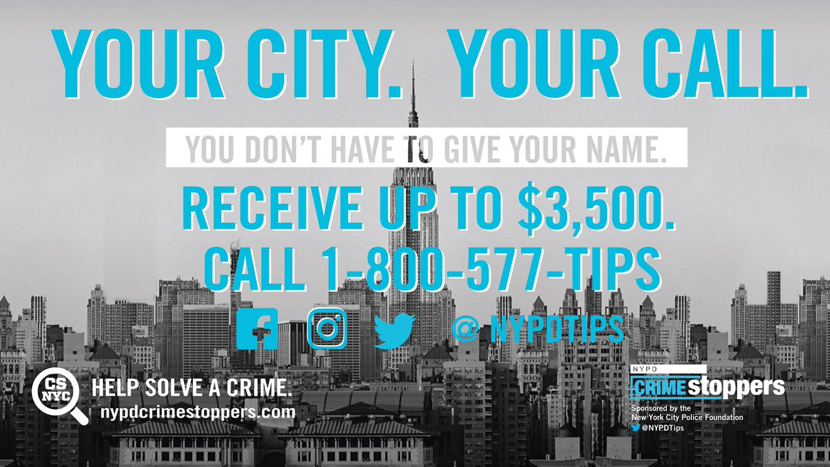 NYPD 62nd Precinct on Twitter "Crime Stoppers offers rewards of up to