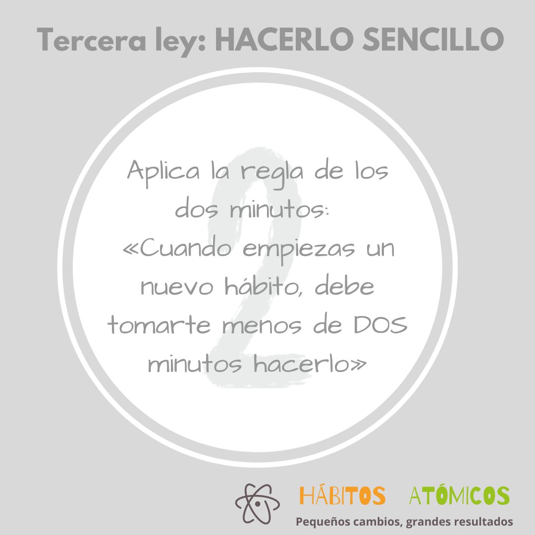 empaticoseu's tweet photo. ¡Dos minutos, no más!
¿Quieres formar a tu equipo en Hábitos Atómicos? Podemos ayudarte, escríbenos.
❤🔌🧠
#EnterTrainingFactory
#JamesClear #HabitosAtomicos #Hábitos
#HabitosExitosos #HábitosSaludables
#HabilidadesBlandas #CrecimientoPersonal
#CrecimientoProfesional https://t.co/IeMkmBWq5w