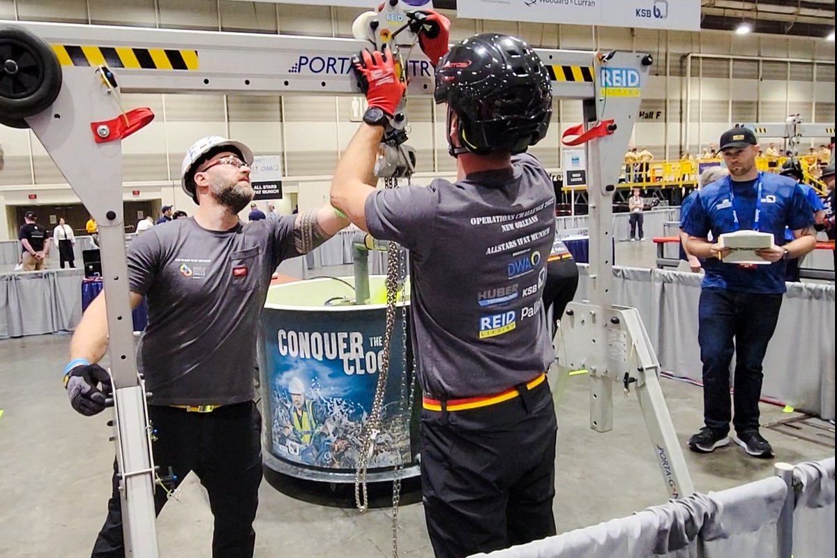 Duesseldorf's tweet photo. Um Abwasser und Rohre geht es bei der #OperationsChallenge der amerikanischen @WEForg in New Orleans. #WEFTEC22

Das Team des Stadtentwässerungsbetriebs #Düsseldorf hat dabei Platz 8 erreicht und wurde für den besten Teamgeist ausgezeichnet. 💪

👉https://t.co/zBu3ZUGj5j https://t.co/4iRsfvK1VV
