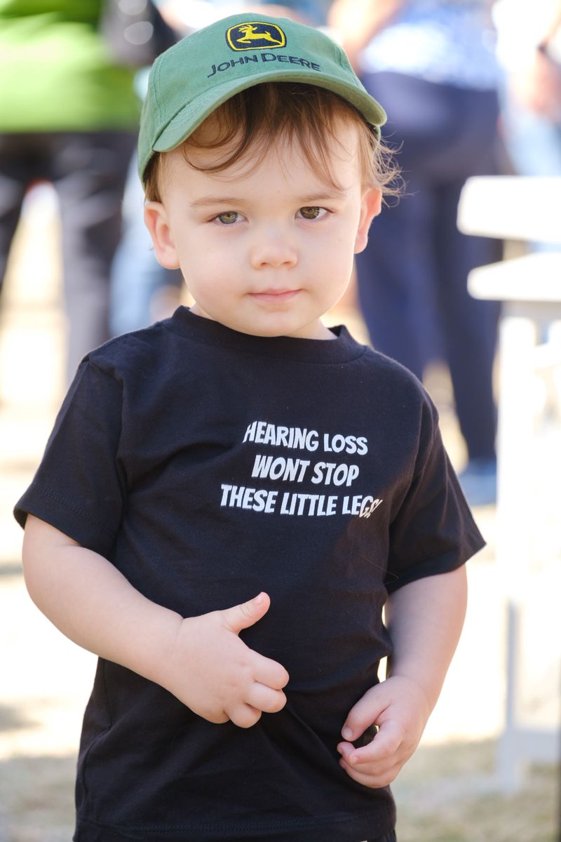 #StepUpForHearingHealth This little guy did!!! Join or donate to a Walk4Hearing near you today @ walk4hearing.org #HearingLoss #HearingHealth