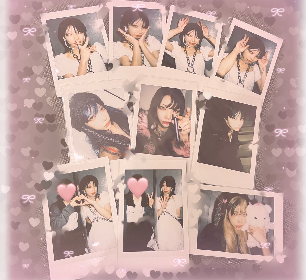 nishikaty_pine's tweet photo. かてぃ生誕祭！
改めてめちゃめちゃ幸せな1日やった！
ぶっちゃけ知らない曲もあったけど全部良すぎた…
24さいポーズ以外に考えてたポーズ完全にとんで思い出してる間にかてぃちゃんが♡ぽい形で手近づけてきてくれたからハート！って言ってハートにしたw
衣装めっちゃ似合ってたし可愛すぎた♡ https://t.co/rwXuUHePaC