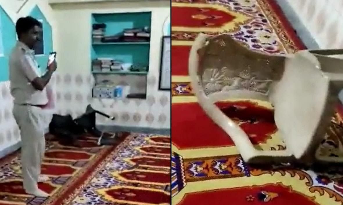 SaeemShaikh05's tweet photo. A #mob of more than 200 people ransacked a #mosque in #BhoraKalan village of #Gurugram assaulting people who were #praying inside and threatened to expel them from the village.
@ndtv @police_haryana @cmohry
#religiousmatter
#JusticeMatters https://t.co/2IAxfUcXlu