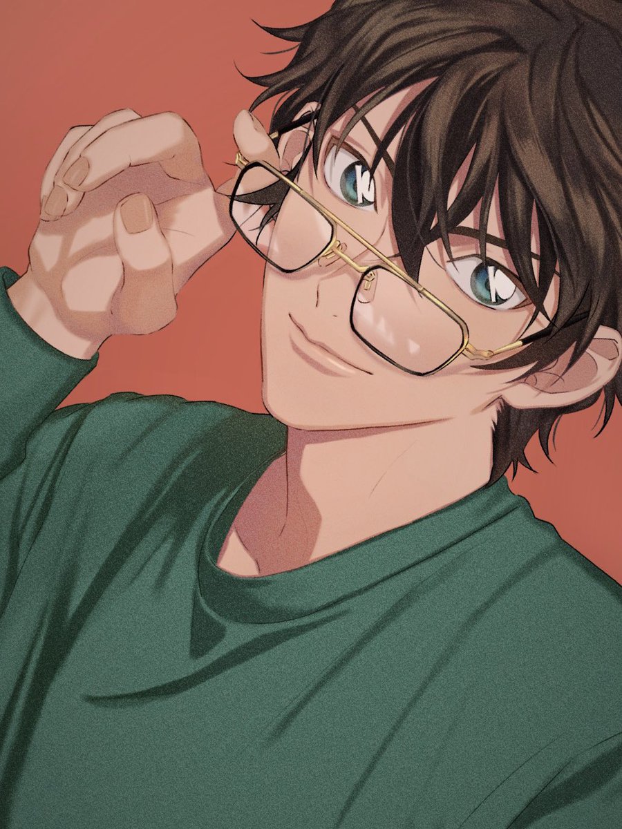 松田陣平と新しく買った伊達眼鏡 」|まほろのイラスト