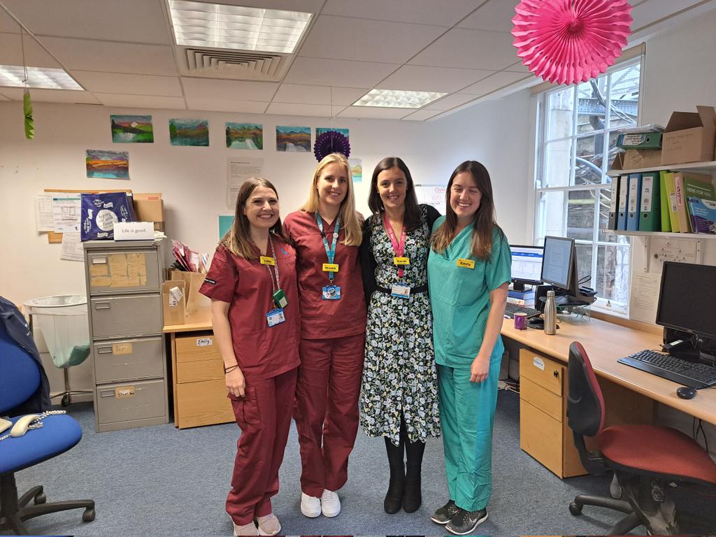 As we countdown to our <a href="/NHSBartsHealth/">Barts Health</a> inaugural AHP Awards there was still time to catch up with (a fraction of) the award nominated  <a href="/SBH_Dietitians/">St Bart's Dietitians</a> team! They put success down to problem solving together,being kind &amp; properly listening 2 each other ❤️#BartsAHPs #prouddirector