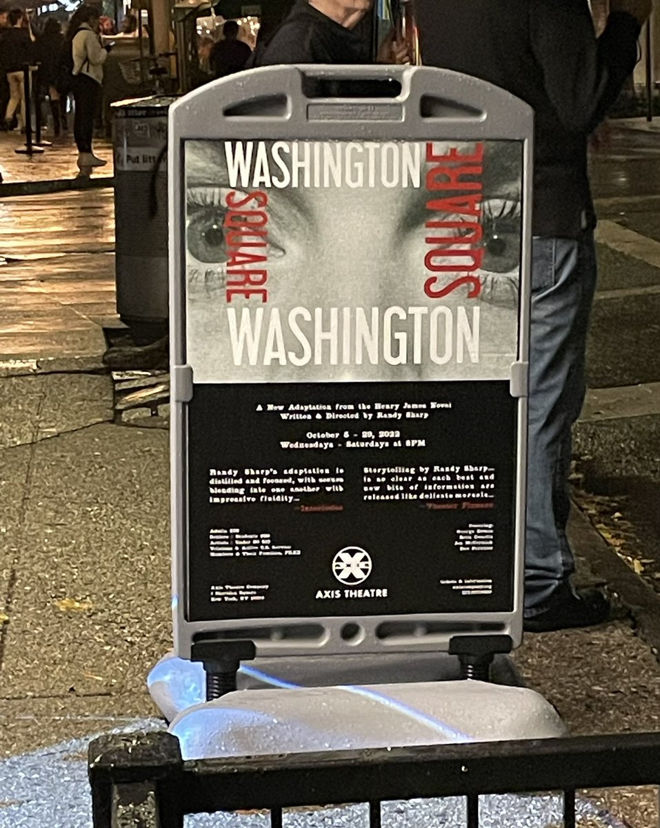 quades's tweet photo. Saw an excellent production of “Washington Square” @AxisCoNYC last night. Great performances across the board. https://t.co/CiHDO9WaDz