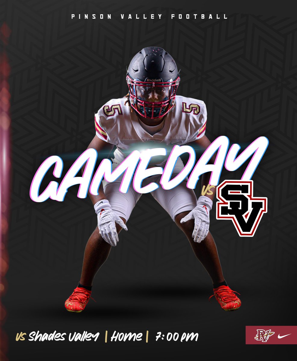 Pinson_Football's tweet photo. GoodMorning Pinson Valley Faithful !!! It’s GameDay 🏈. Time to lock those gates and go to work. #FeartheSpear #Tr1be #PinsonMade #G2W https://t.co/yoW8WV8Vp5