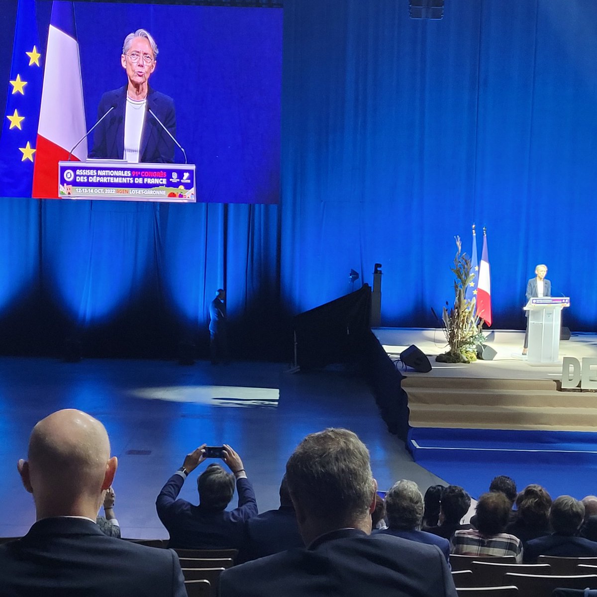 Intervention d'<a href="/Elisabeth_Borne/">Élisabeth BORNE</a>
...très attendue.

#assisesdf #ADF2022LG