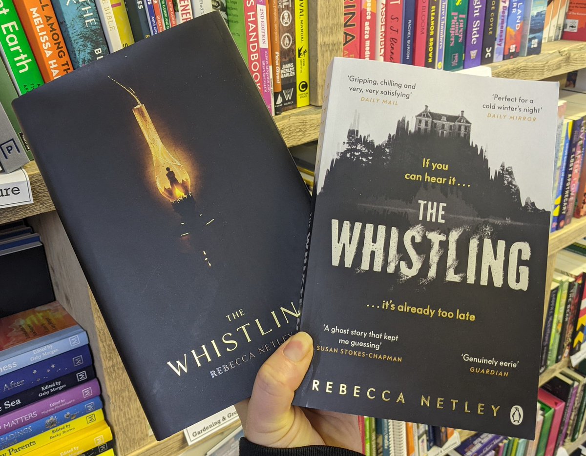 One of our favourite books from last year #TheWhistling by @Rebecca_Netley is now available in paperback. In store and on our website now #bookshop #booklover #FridayThoughts #supportindiebookshops