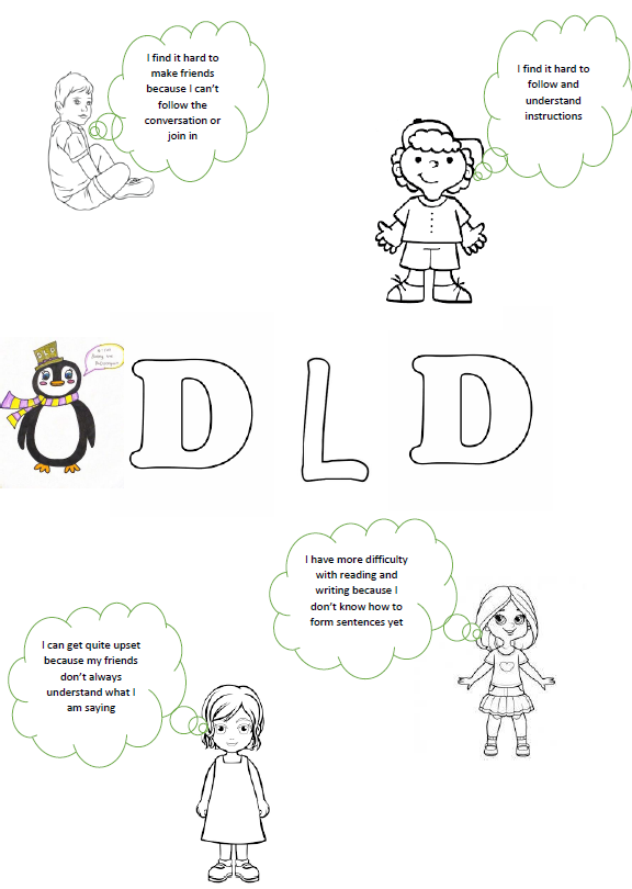 cfearonslt's tweet photo. Today is DLD Awareness Day. Here are a selection of fantastic resources that SLT Students from @UlsterHealthSci   in @SouthernHSCT developed as part of a group project during placement @RADLDcam @lindamulgrewslt @HilaryMcfaul #RADLD #DLDAwarenessDay https://t.co/pLt2XuFu6b