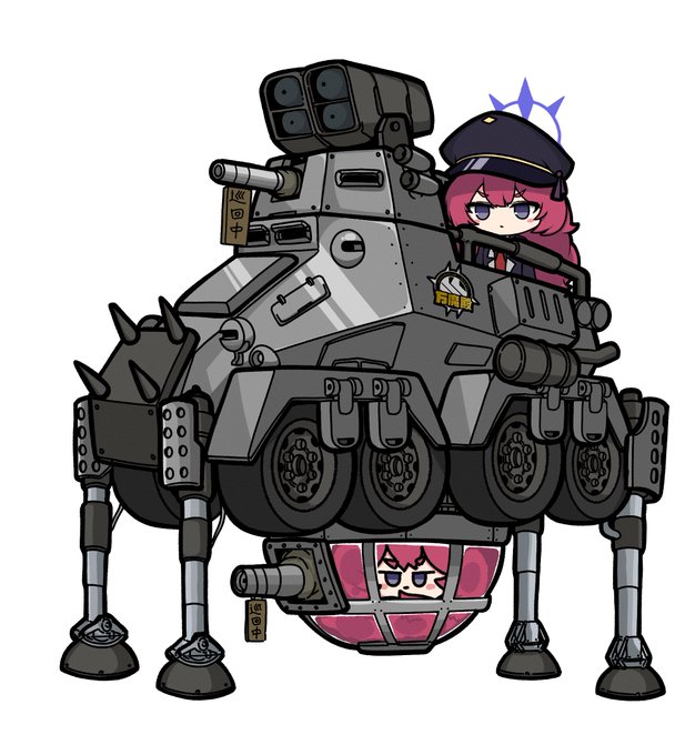 「女の子 戦車」のTwitter画像/イラスト(古い順)