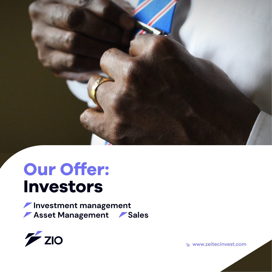 We discover the most promising entrepreneurs with next generation plans for Africa and vet them for your portfolios. Not only do we find them but together with our team of experts, we guide them into hitting their milestones on schedule.
#africa #zeitec #zio #assetmanagement