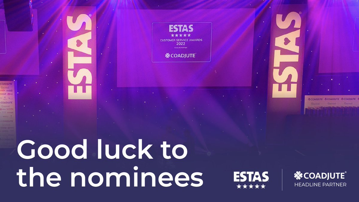 coadjute's tweet photo. The Coadjute team are excited for The ESTAS today, the biggest property event of the year!
We can't wait to see everyone there and to celebrate with you all.
Good luck to all the nominees.
https://t.co/0wIAlMr9PA
#ESTAS #goingtotheESTAS #celebrate https://t.co/qIbEXgL79z