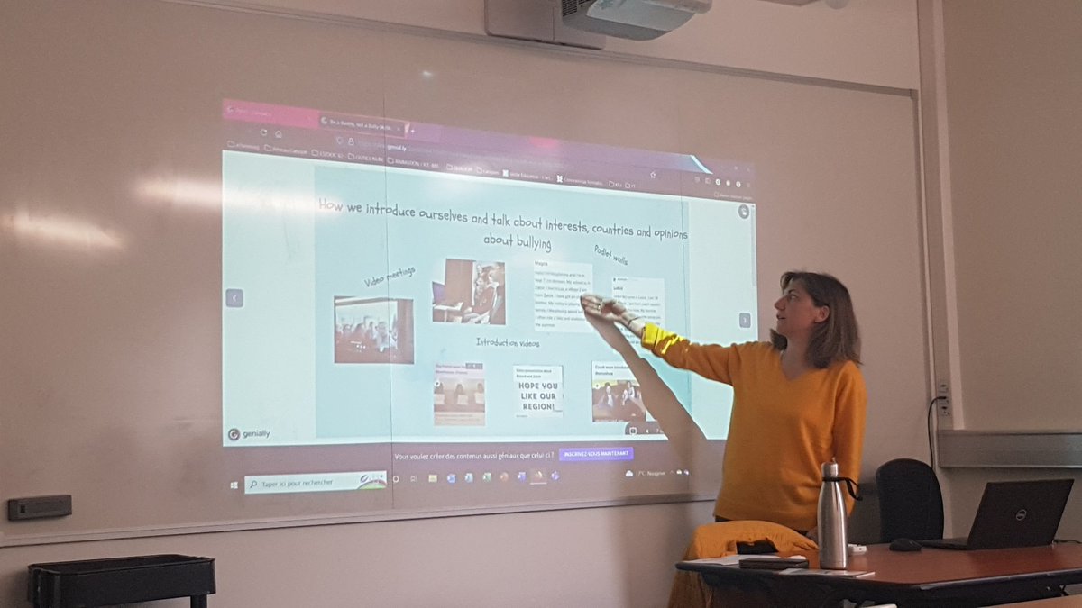 🙏 Merci à <a href="/sevivier/">sevivier</a> pour la présentation du projet d'échanges scolaires #eTwinning "Be a buddy, not a bully !". Un projet primé en 2019 qui a réuni des #élèves français, tchèques et polonais pour travailler sur les notions de harcèlement.