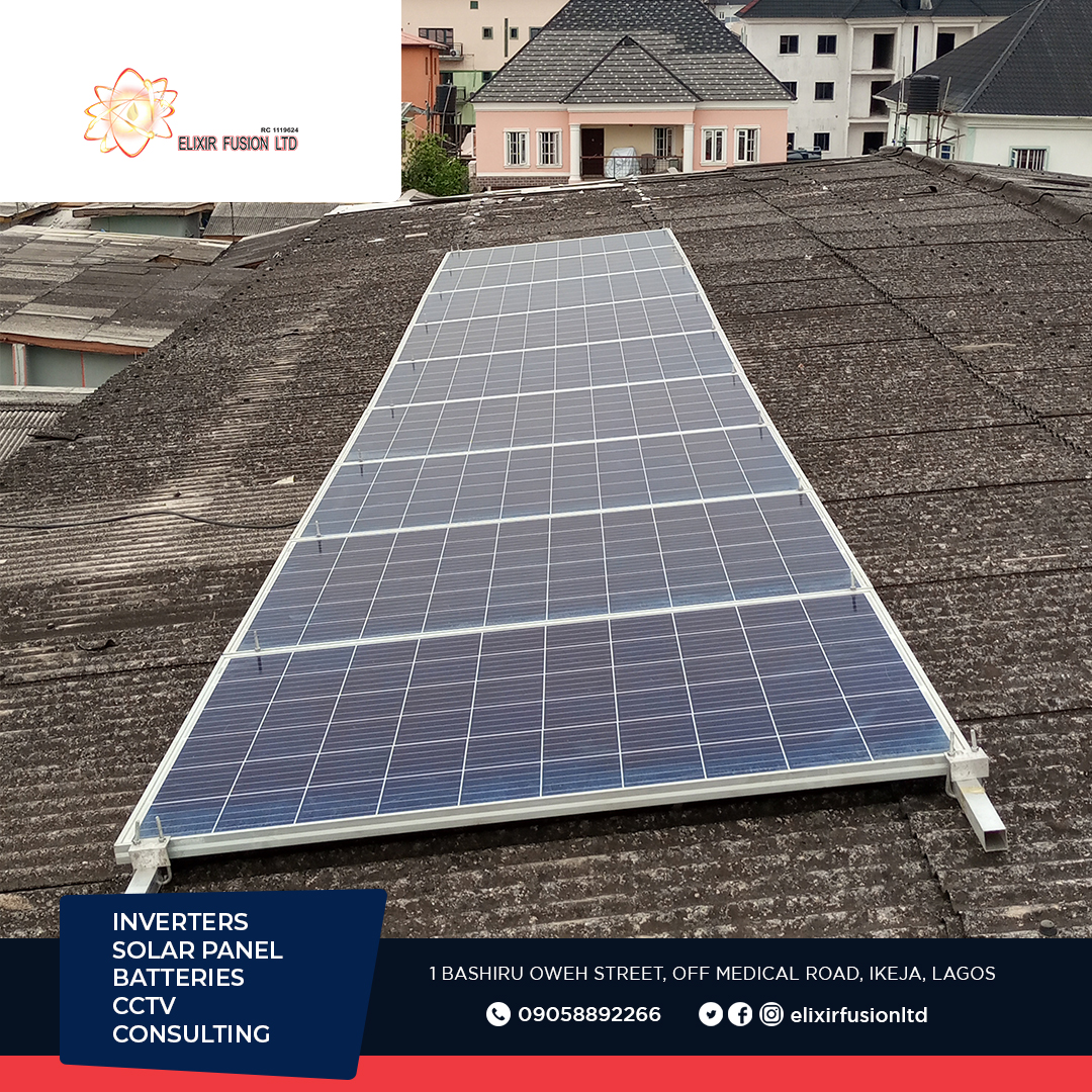 elixirfusionltd's tweet photo. #solarpanel 

Well installed, well fitted and 100% efficiency when we install.

Get you solar panels, inverters, inverter batteries, CCTV devices and you can reach out to us for consultations.

#solar #batteries #consulting #cctvinstalations #ikeja #elixirfusionltd #unilag #kwara https://t.co/r79Otu9GLb
