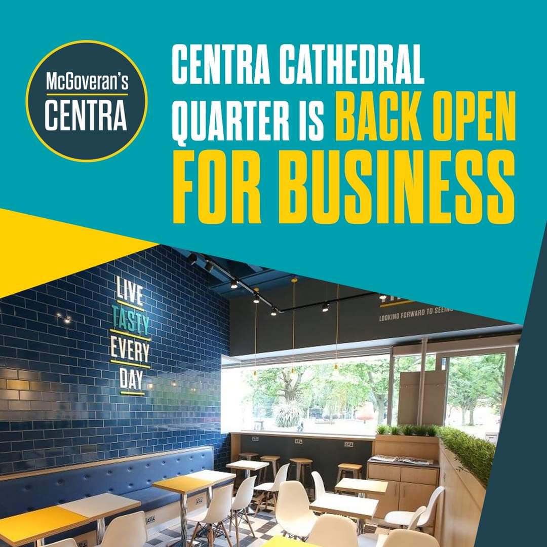 DestinationCQ (@destinationcq) on Twitter photo <a href="/McGoveranCentra/">McGoveran's Centra Stores</a> reopened this morning at 7am. đïžđ
Best of luck as you get back to business!
#CathedralQuarterBelfast <a href="/McGoveranCentra/">McGoveran's Centra Stores</a> reopened this morning at 7am. đïžđ
Best of luck as you get back to business!
#CathedralQuarterBelfast