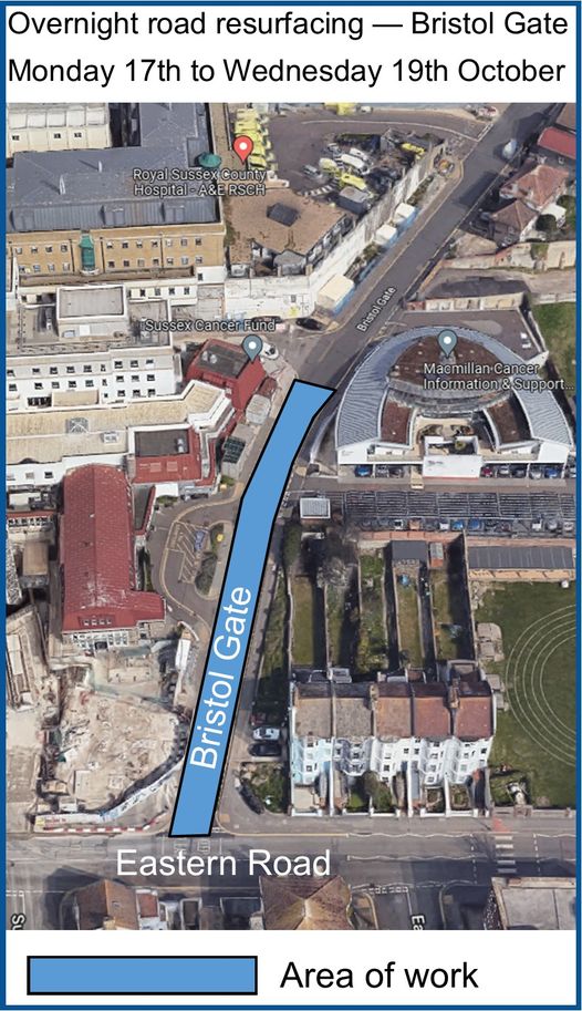⚠️Bristol Gate Works⚠️

Overnight resurfacing works will take place at the southern end of Bristol Gate between Monday 17th and Wednesday 19th October 2022.

Bristol Gate will be reduced to a single lane while the works are taking place. 

We apologise for any disturbance caused.