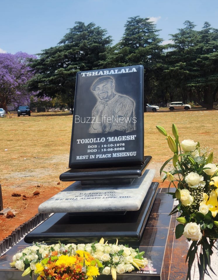 BuzzLifenews's tweet photo. Today, family and friends of late musician Tokollo Magesh Tshabalala honour his life during his tombstone unvailing on what would’ve been his 46th birthday.
#HonouringTokollo #TKZEE #Magesh #RIPMagesh #HonouringTokolloMagesh
https://t.co/MN5h0OhCof https://t.co/uMY5haXZXG