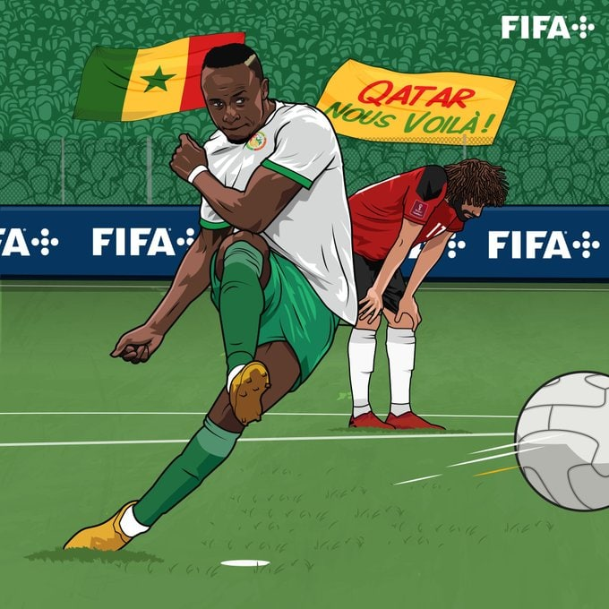 team365app1's tweet photo. "I’ve never been as motivated as I was when I stepped up against the Egyptian goalkeeper, and the rest is history."#365app #FIFAWorldCup 

Sadio Mane 🇸🇳​ Senegal icon https://t.co/YbHWbkm3iA