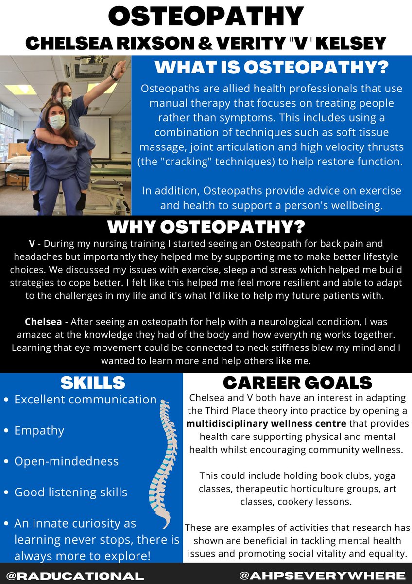 It's #AHPsDay2022 and <a href="/AHPsEverywhere/">AHPsEverywhere</a>  and <a href="/rad_ucational/">RADUCATIONAL</a> are talking about all the different Allied Health professions. Loving the info they put together about us 🥰 Head over to their Twitter to find out more!