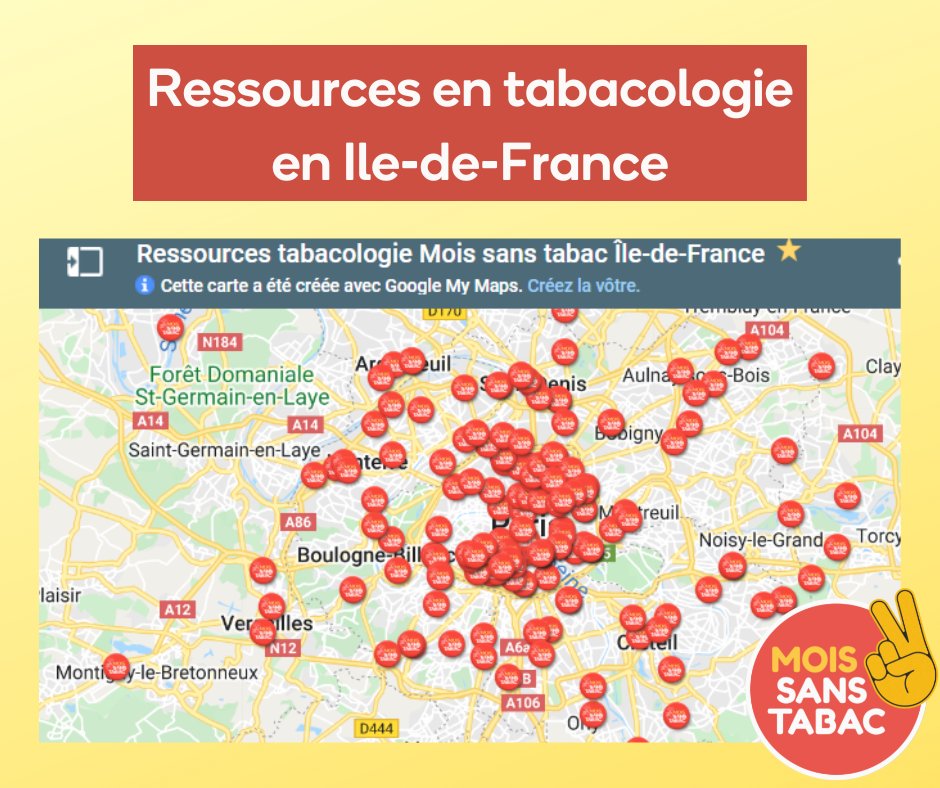 MoisanstabacIDF's tweet photo. Vous souhaitez être accompagné par un professionnel ? 
Découvrez la cartographie en ligne des ressources en tabacologie sur l’Île-de-France.
https://t.co/2MNsJ4Mdtp

#tabacologue #professional #stoptabac #MoisSansTabac #consultation https://t.co/EFgeUMwZWy