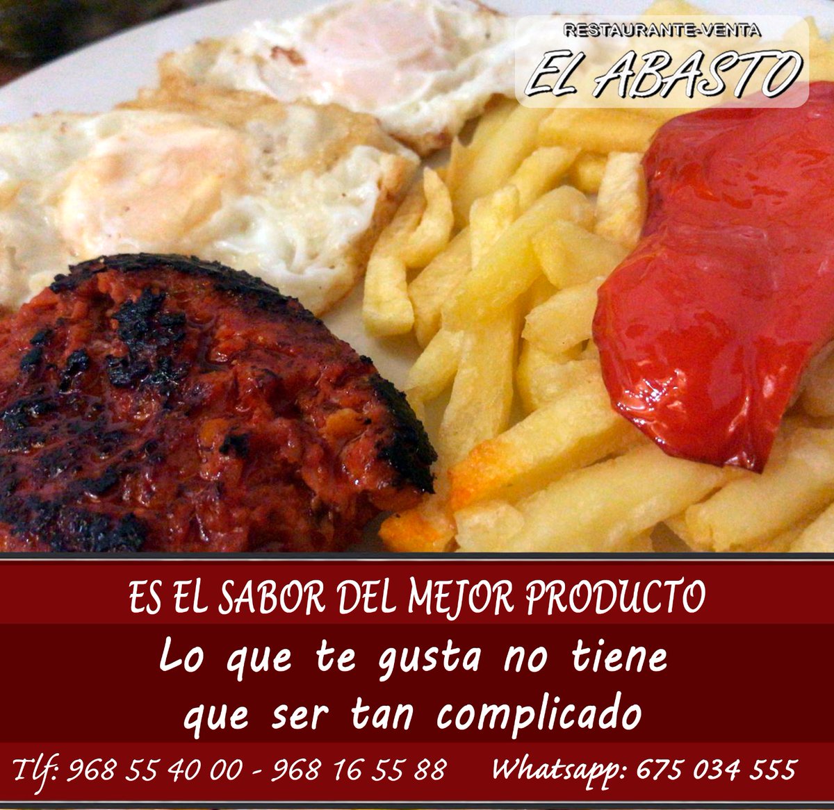 VentaAbasto's tweet photo. 🥚 Hoy es el día internacional del huevo
Nosotros sabemos bien que revuelto, frito o para los dulces 🤩 Nos da mucho juego
#Echale 🥚🥚 ¡Encarga tu mesa!
☎️ Telf: 968 55 40 00
La Aparecida
☎️ Telf: 968 063 607
Cartagena
#ElSaborDeAbasto #Cartagena #LaAparecida https://t.co/8yT3prGS9V