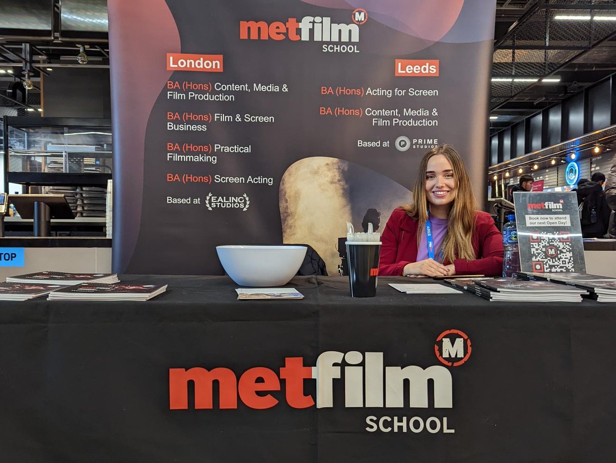What better way to spend a Friday than at UK Uni Search London! 

Come and say hi to Sandra and Kirsten, who are ready to talk about all your future goals for the screen industry - and how we can help you achieve them!

#filmmaking #filmschool #students #london