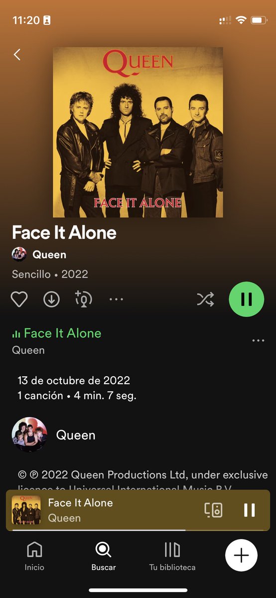 santijrm's tweet photo. @SpotifySpain #queen @DrBrianMay @SpotifySpain https://t.co/yMdmug3o0x