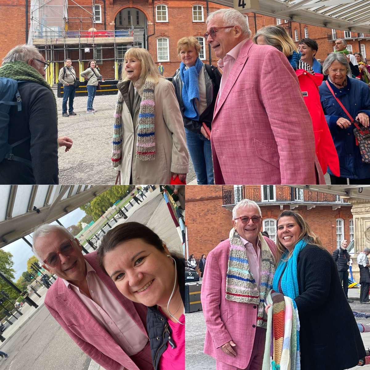 At the @RoyalAlbertHall Hall with @Emmailque @lbsorg raising awareness about the disease wrapping scarves around it! Currently on seven laps! Incredible to be a part of it! Then met Christopher Biggins and Susan Hampshire!

#AScarfForLewy #christopherbiggins #susanhampshire #lbd