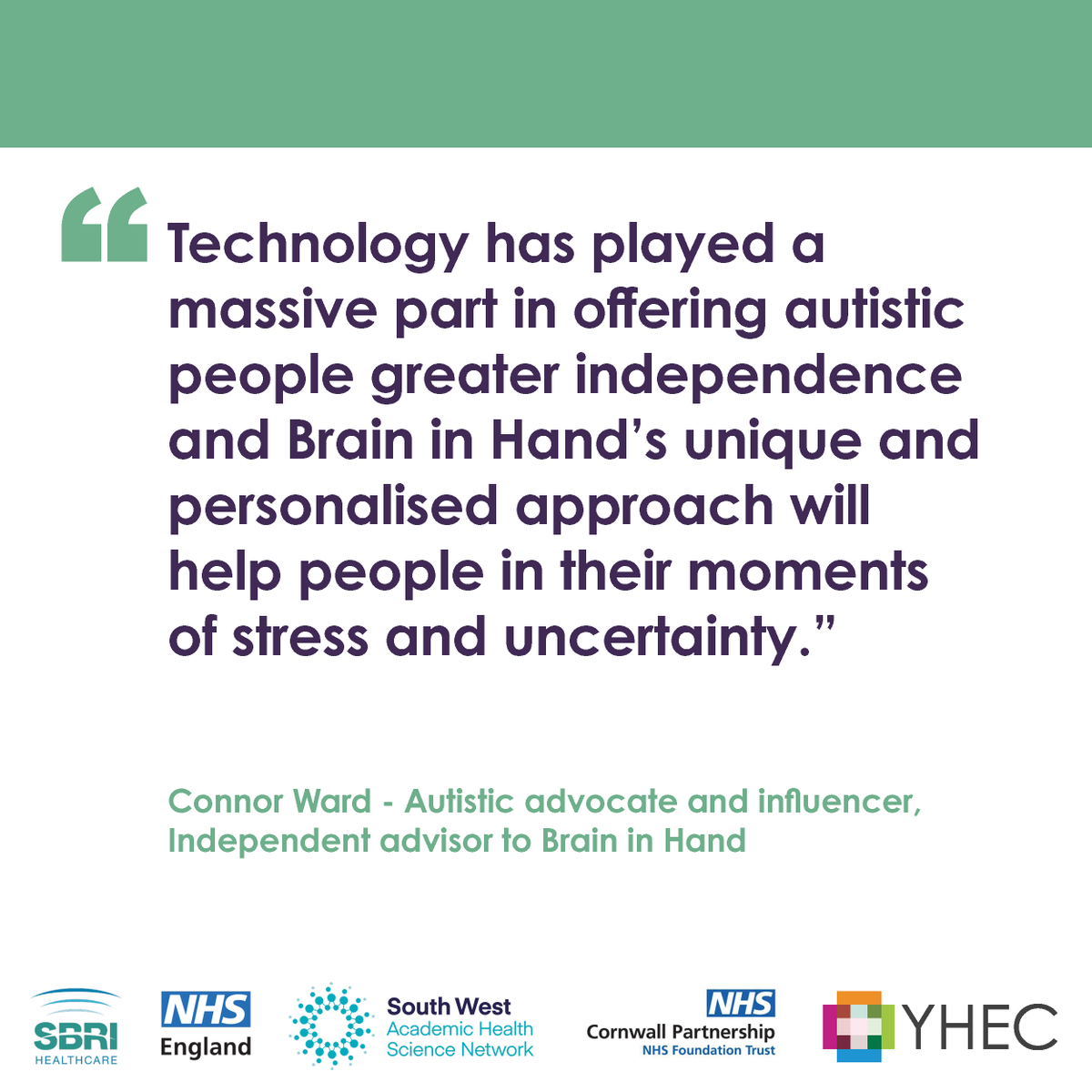 Co-production was at the heart of the Brain in Hand study. We would like to thank the Autistic community for owning, guiding and inspiring the direction for this research. Full findings: hubs.li/Q01pjDs70 @brain_in_hand @haritsa1 @sbrihealthcare