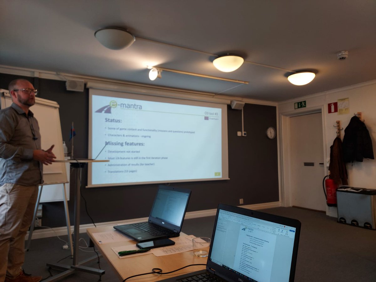 2nd day of the <a href="/eManTRAproject/">e-ManTRA project</a> meeting: Discussing the #pilot phase to test our outcomes and the draft of #recommendations to favour #digitalisation in #transport &amp; #logistics #training 
#ErasmusPlus #ErasmusDays