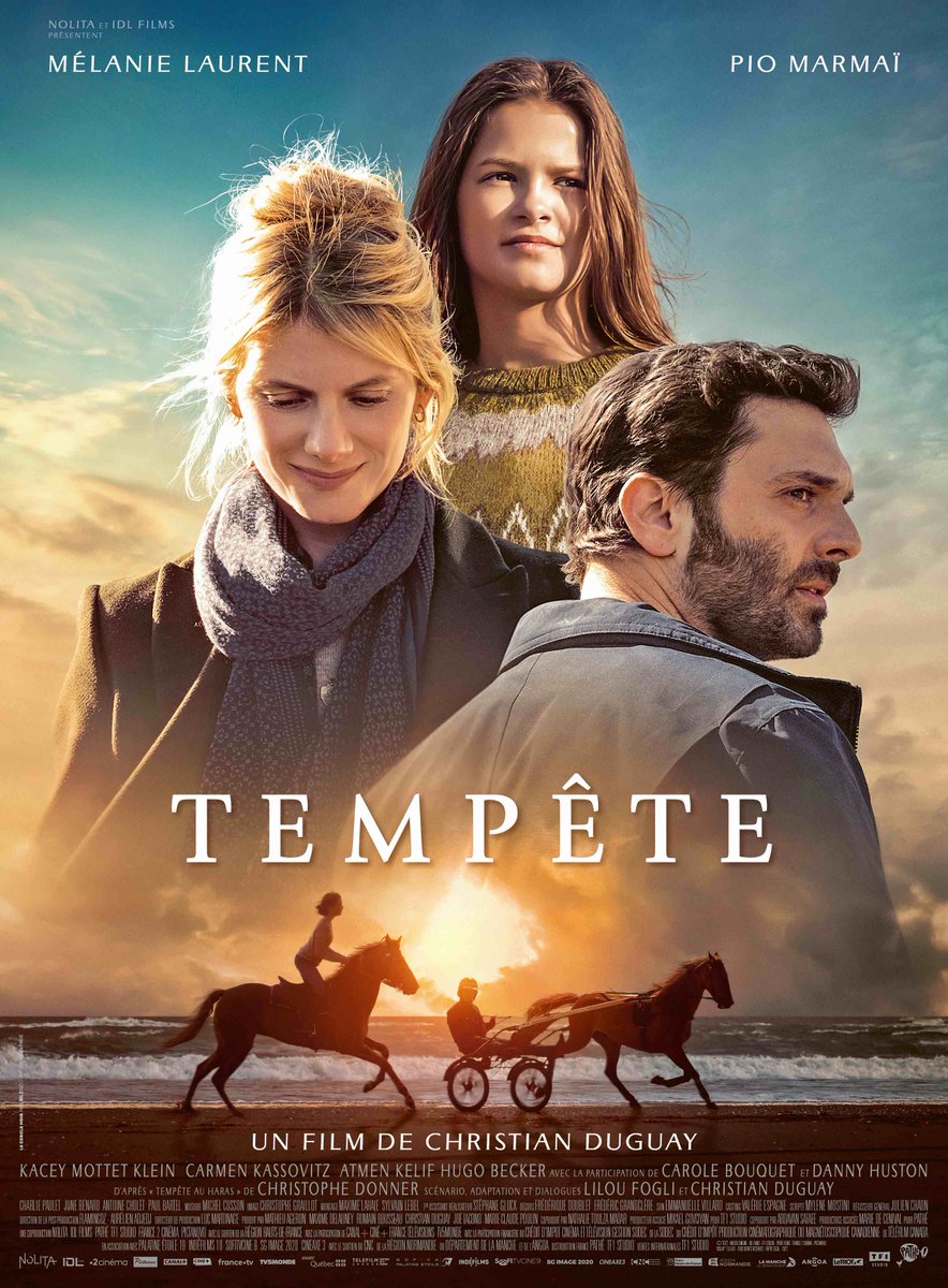 Découvrez l'affiche de #Tempête, le nouveau film de Christian Duguay avec Mélanie Laurent et Pio Marmaï. Au cinéma le 21 décembre !