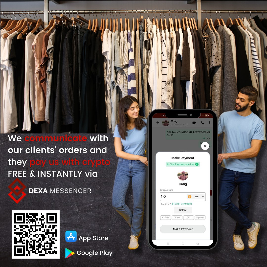 A perfect solution to small-time business owners who manages their #business online &amp; accept #Crypto 

#digitalpayments #dexacoin #social #blockchain #socialmedia #cryptonews #metaverse #cryptocurrencies #socialmessenger #fintech #cryptocurrency $DEXA <a href="/DEXA_COIN/">DEXA COIN (DEXA)</a>