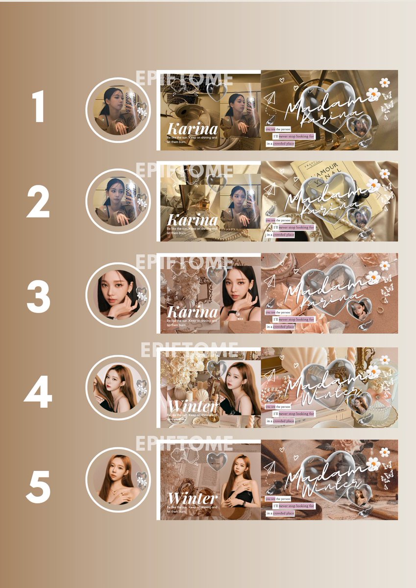 epiftome's tweet photo. ｡˚໒ retweet will really appreciate!

Jajan layout ready stock aku yuk, 5K only. Bisa via Qris, Dana, Spay, Gopay. Ada all member of Blackpink &amp; Aespa dan ada Kazuha. Yang mau req kindly dm, fee +1K ajaa
#zonauang #zonaba #zonabu #zonajajan https://t.co/0wd2LLRP8r