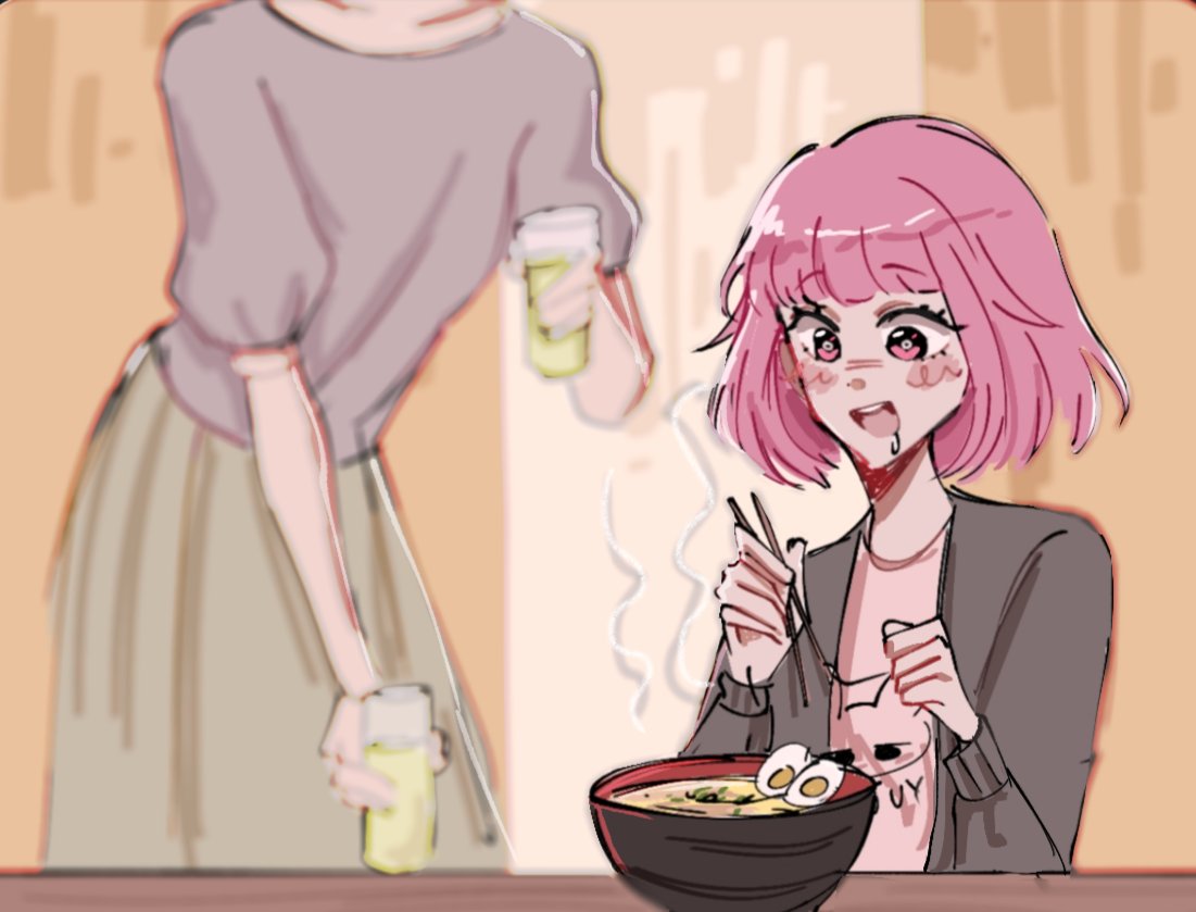 matchamuuw's tweet photo. Mafuemu ramen date #prsk_GL #まふえむ #mafuemu https://t.co/UhTCZmpCw6