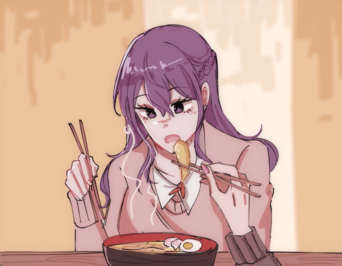 matchamuuw's tweet photo. Mafuemu ramen date #prsk_GL #まふえむ #mafuemu https://t.co/UhTCZmpCw6