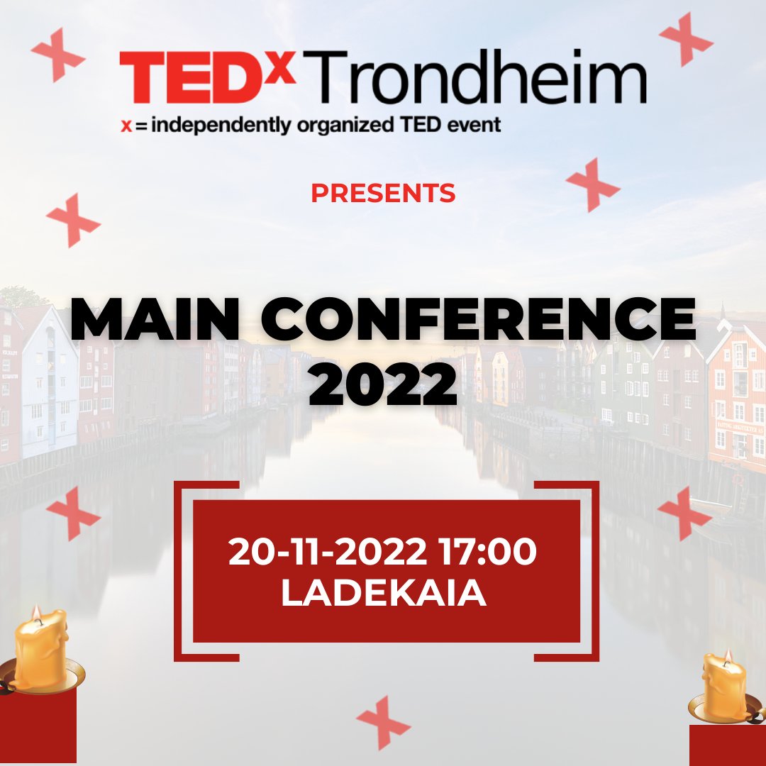 TEDx Trondheim presents the main conference this year with a wide range of topics presented by renowned and influential speakers.
 Join us at the conference on 20th November. 🎉

🎫 Get your tickets now at bit.ly/tedxtrondheim2…

In short: ideas worth knowing about💡!