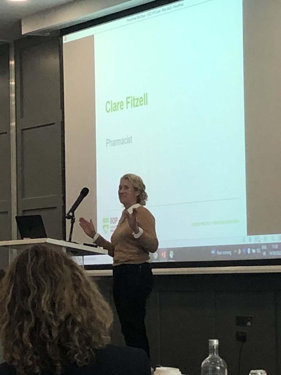 emily_pharmacy's tweet photo. Proud to be a pharmacist with you @clarefitzell @IIOPharmacy #psp22 https://t.co/aVYqoniCq2