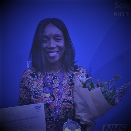 SolentNHSTrust's tweet photo. Congratulations Funmilayo Odofin, pelvic health clinical specialist physiotherapist at Solent (left), for winning AHP of the Year💙&amp; Lesley Aston, associate practitioner (right), for AHP Support Worker of the Year 🏆 &amp; to all our #AHPs😃#AHPsDay2022 #SolentAHPs #AHPConference2022 https://t.co/xTjrbzFEwo