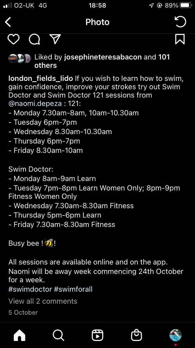 LDNFieldsLido's tweet image. How about some Swim Doctor sessions? 
If you can not swim pick Swim Doctor Learn. If you can swim and want to improve your technique or stamina pick the Fitness session. 
If you after one to one Swim Doctor session we have them too! #swimforall #swimdoctor #londonfieldslido