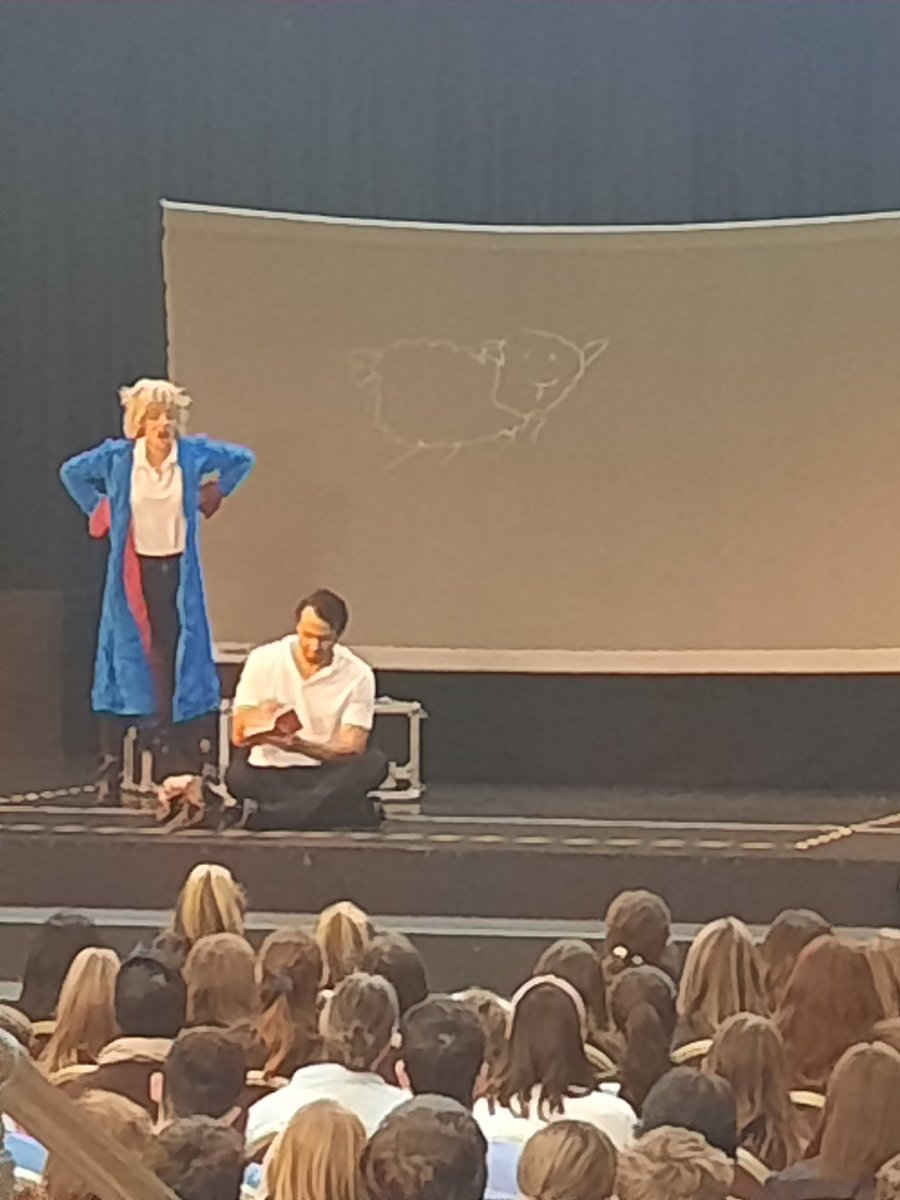 Transition Year students on their first French outing in 3 years viewing "Le Petit Prince" by Arted Net. French theatrical culture on full display!