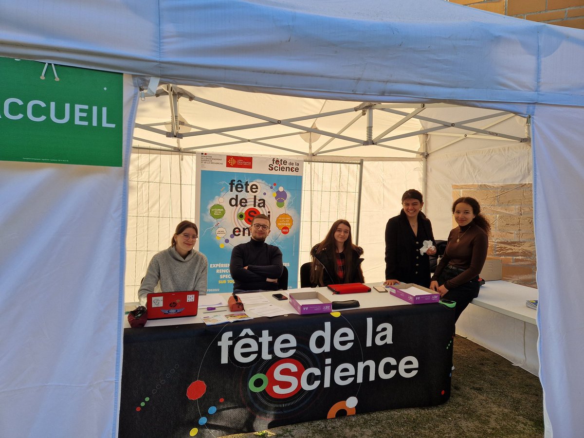 L'accueil et la communication continuent à la fête de la Science aux Forges de Pyrène à Montgaillard pour les BTS1 et 2 tourisme du lycée Gabriel Fauré FOIX <a href="/btstourismefoix/">BTS Tourisme Foix</a> <a href="/acTlseEG/">EGTlse</a> <a href="/phsoula/">Philippe SOULA</a> @cdilgf