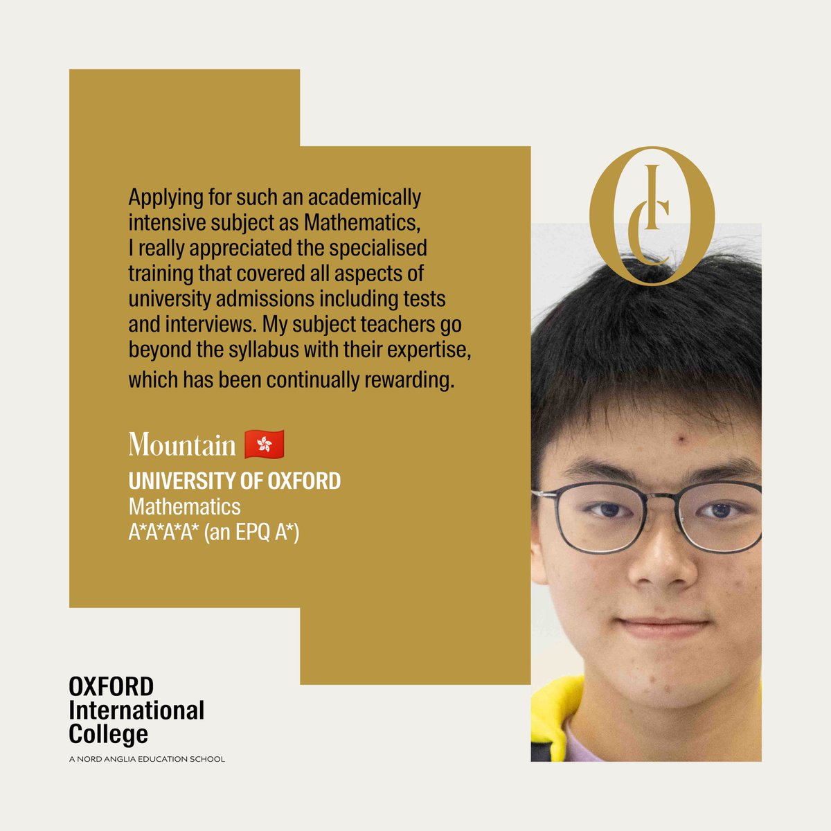 OxIntCollege's tweet photo. What has OIC been doing for our students that aim to study at the @Cambridge_Uni and @UniofOxford?

Read the words from Mountain and Jenny, who have just started their Veterinary Medicine and Medicine courses at Cambridge!

#OIC #university #medicine #Math #PersonalStatementWeek https://t.co/CGDeipLZLq