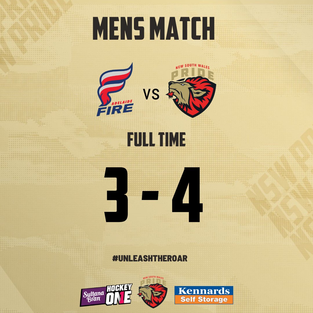 &amp; it's another win for our NSW Pride Men's team in round three!

#ADLvNSW #hockeyone #unleashtheroar